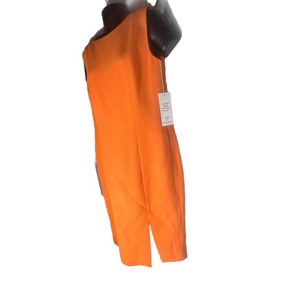 tom and linda platt dress Maderine Size 8 Shift Dress Lined NWT Front Slit - Picture 4 of 12